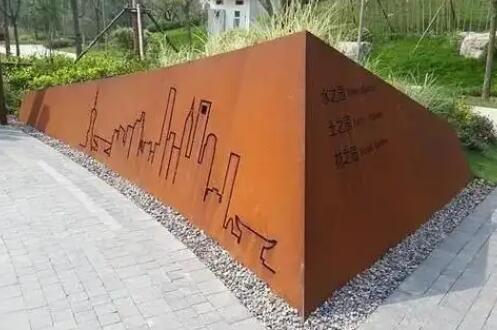 台山耐候钢挡土墙